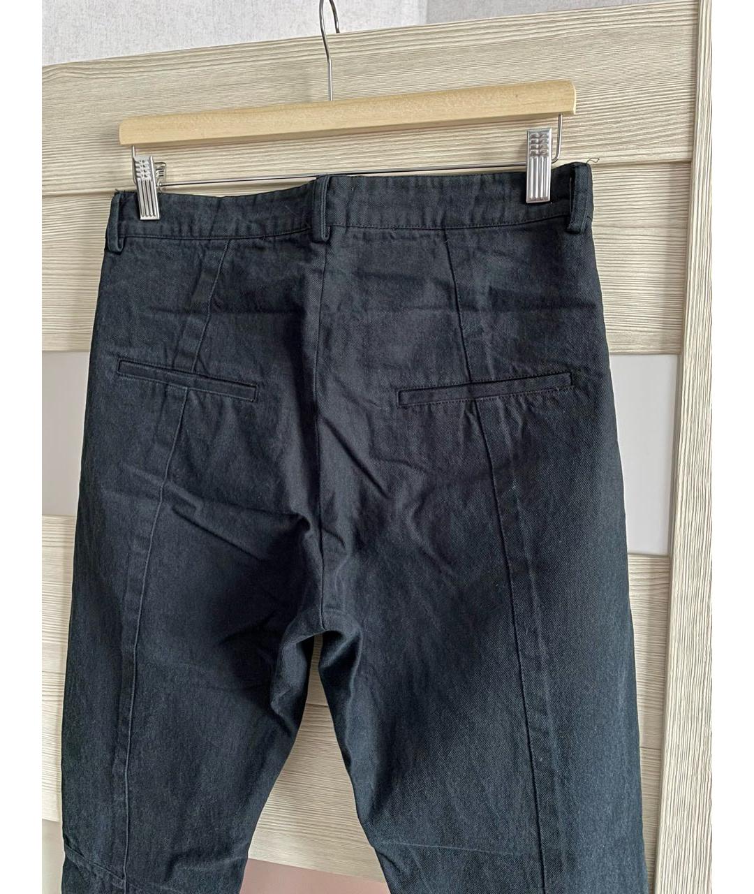 ISABEL BENENATO Черные хлопковые джинсы скинни, фото 3