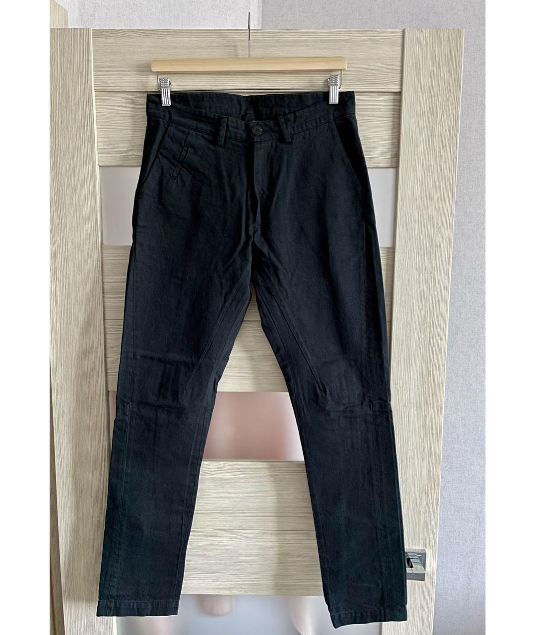 ISABEL BENENATO Черные хлопковые джинсы скинни, фото 9