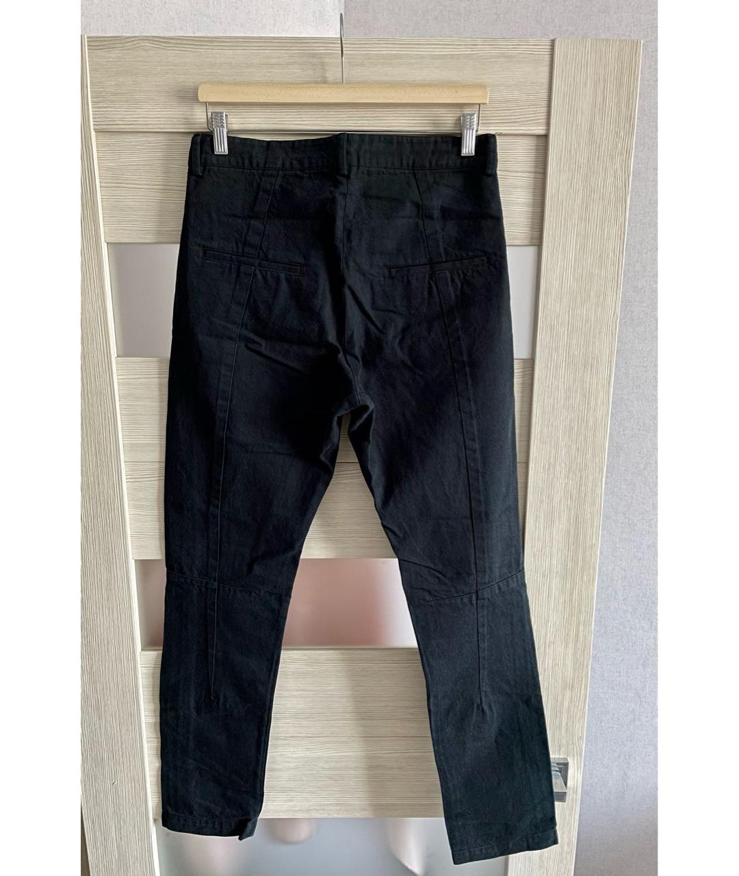 ISABEL BENENATO Черные хлопковые джинсы скинни, фото 2