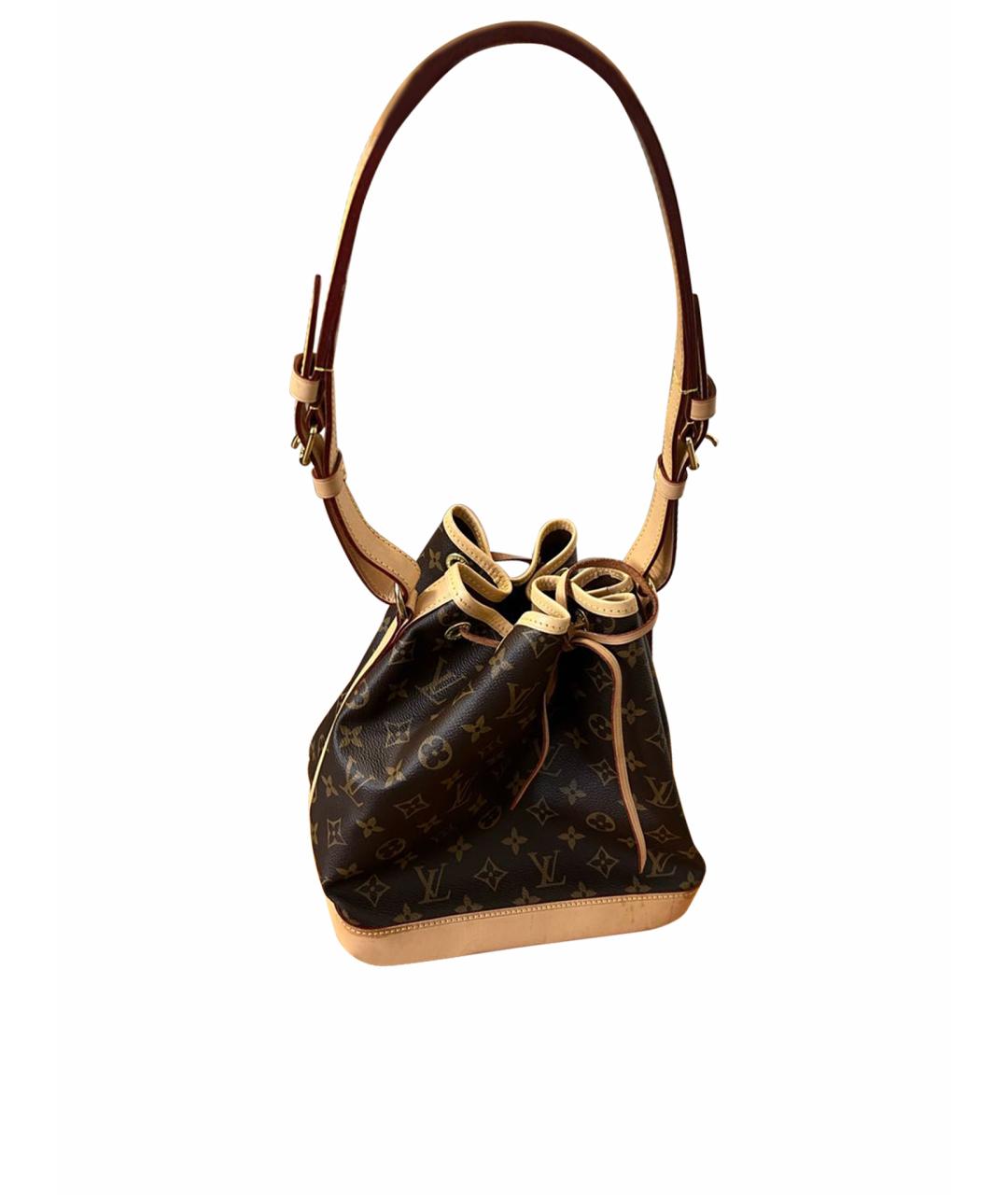 LOUIS VUITTON Коричневая кожаная сумка тоут, фото 1