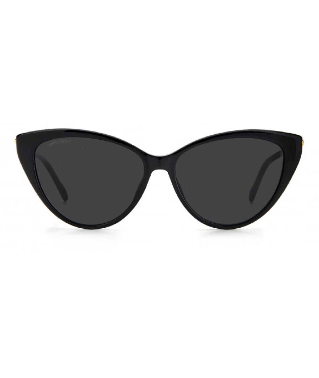 JIMMY CHOO Черные пластиковые солнцезащитные очки, фото 2