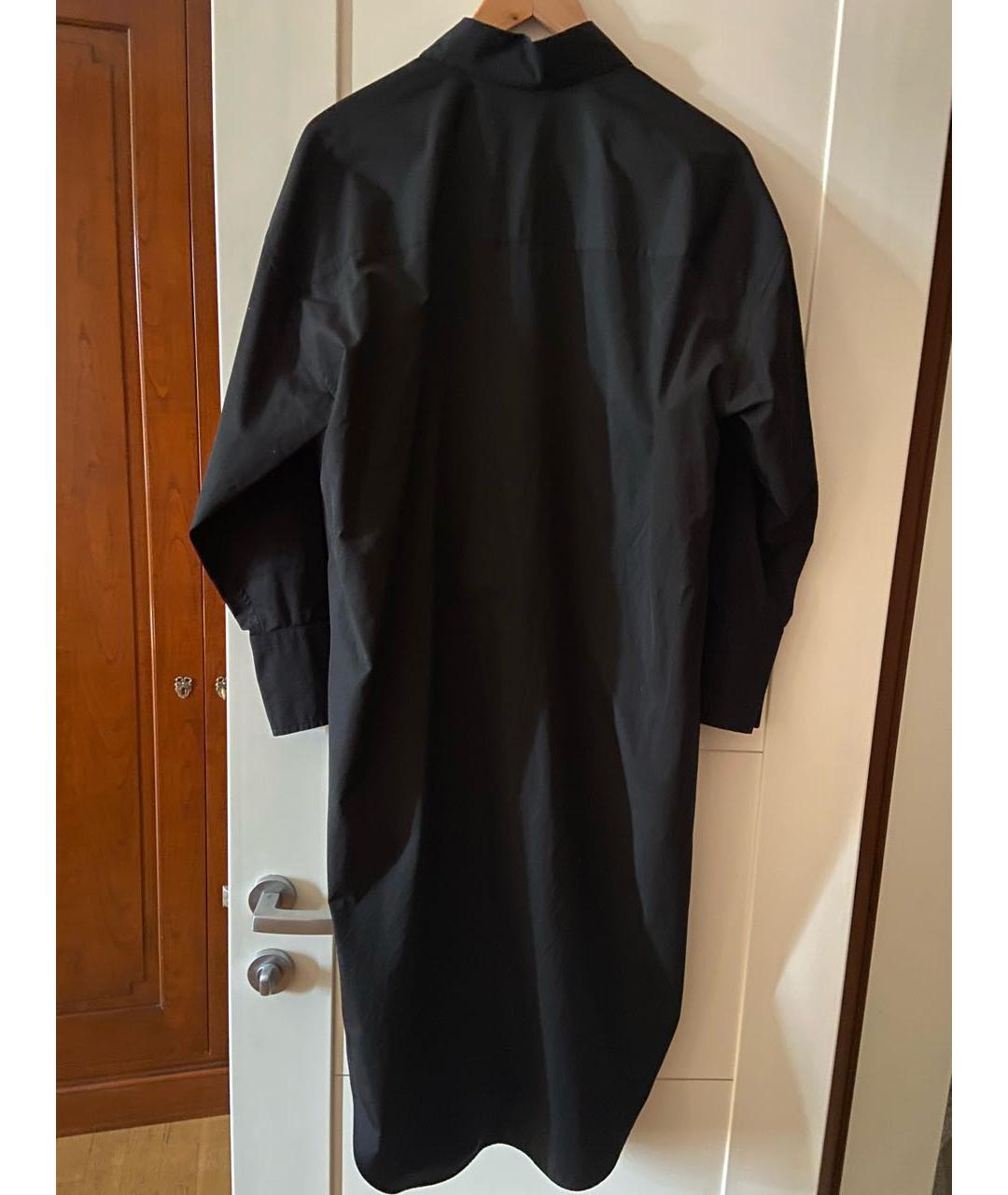 GIVENCHY Черное хлопковое повседневное платье, фото 4