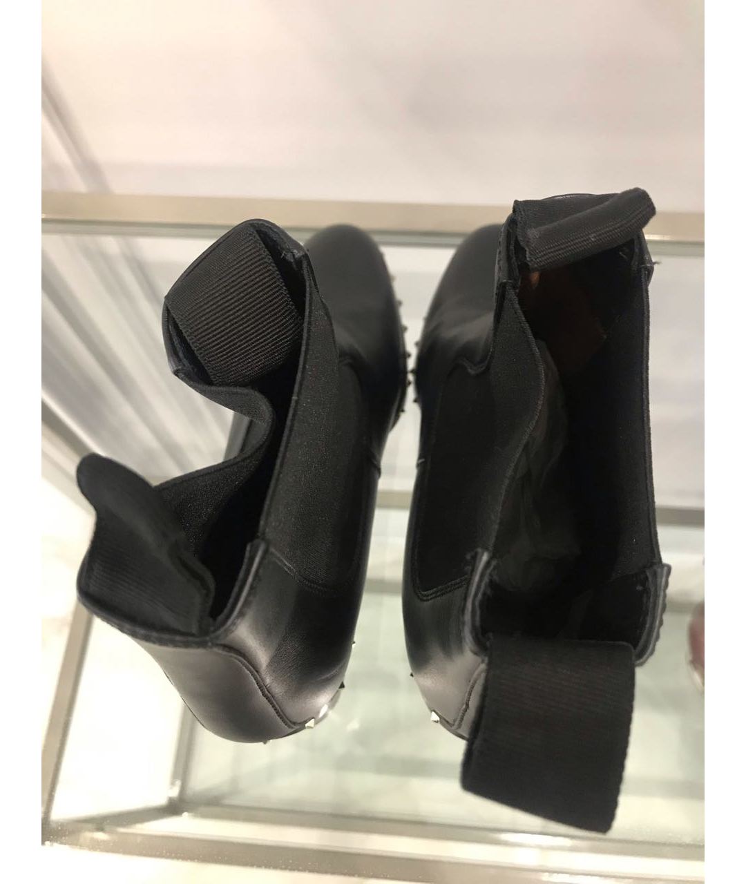 VALENTINO GARAVANI Черные кожаные ботинки, фото 3