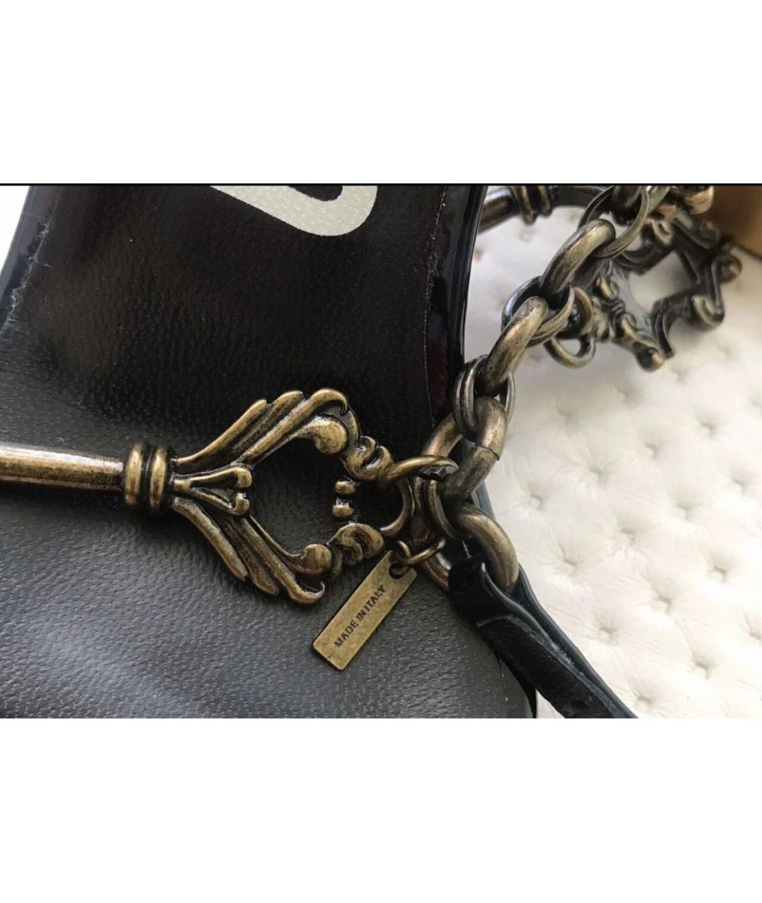 MOSCHINO Босоножки из лакированной кожи, фото 7