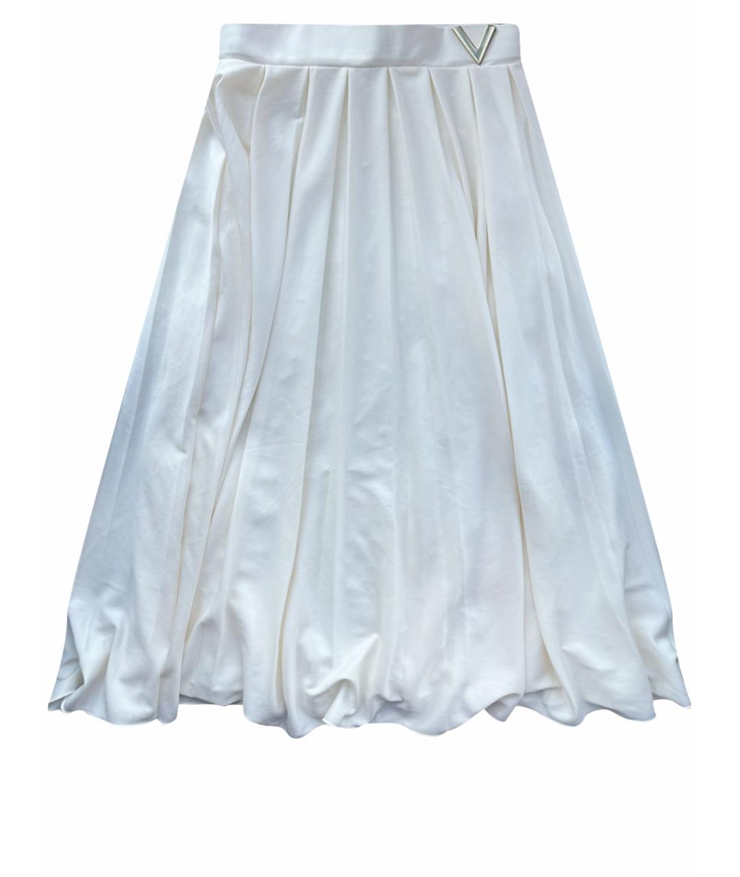 VALENTINO Белая юбка макси, фото 1