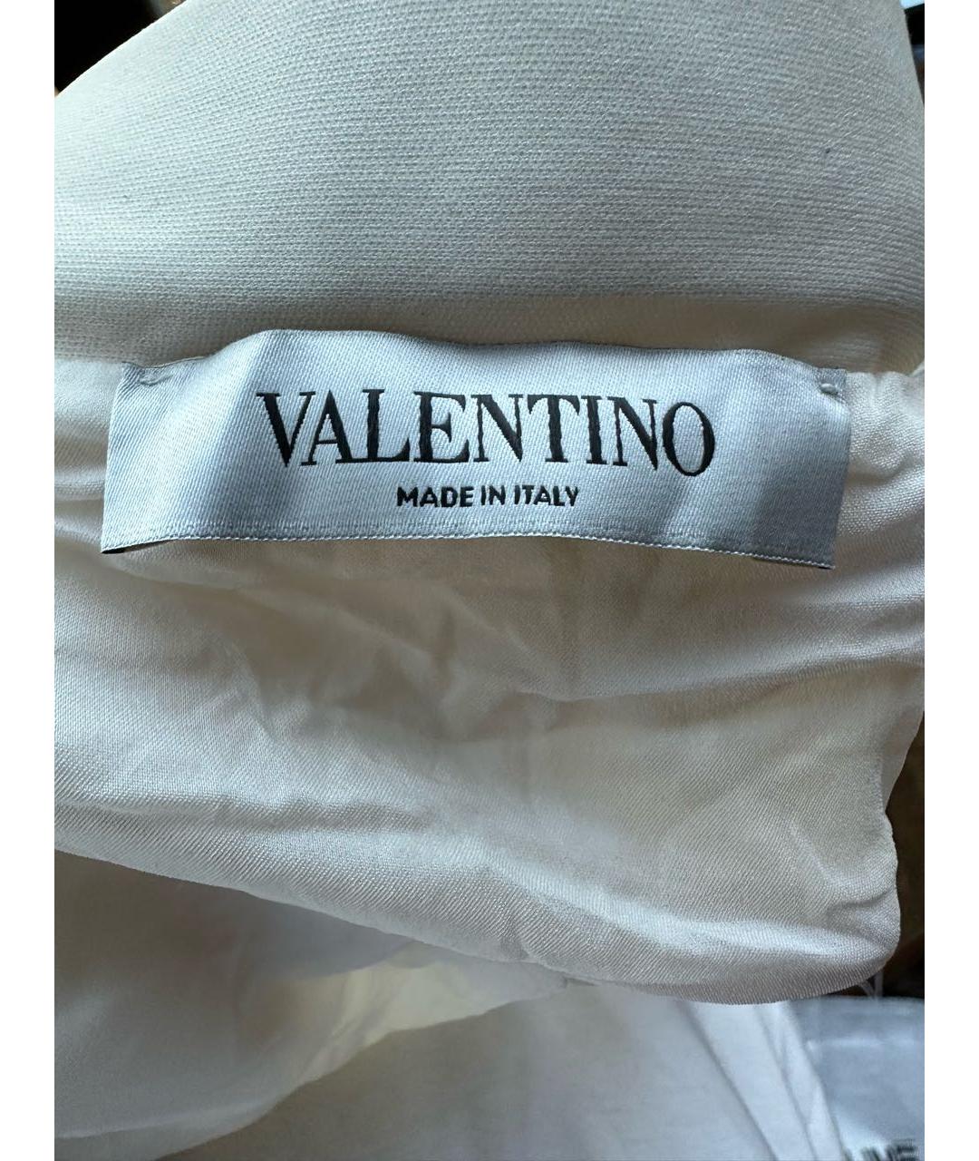 VALENTINO Белая юбка макси, фото 3