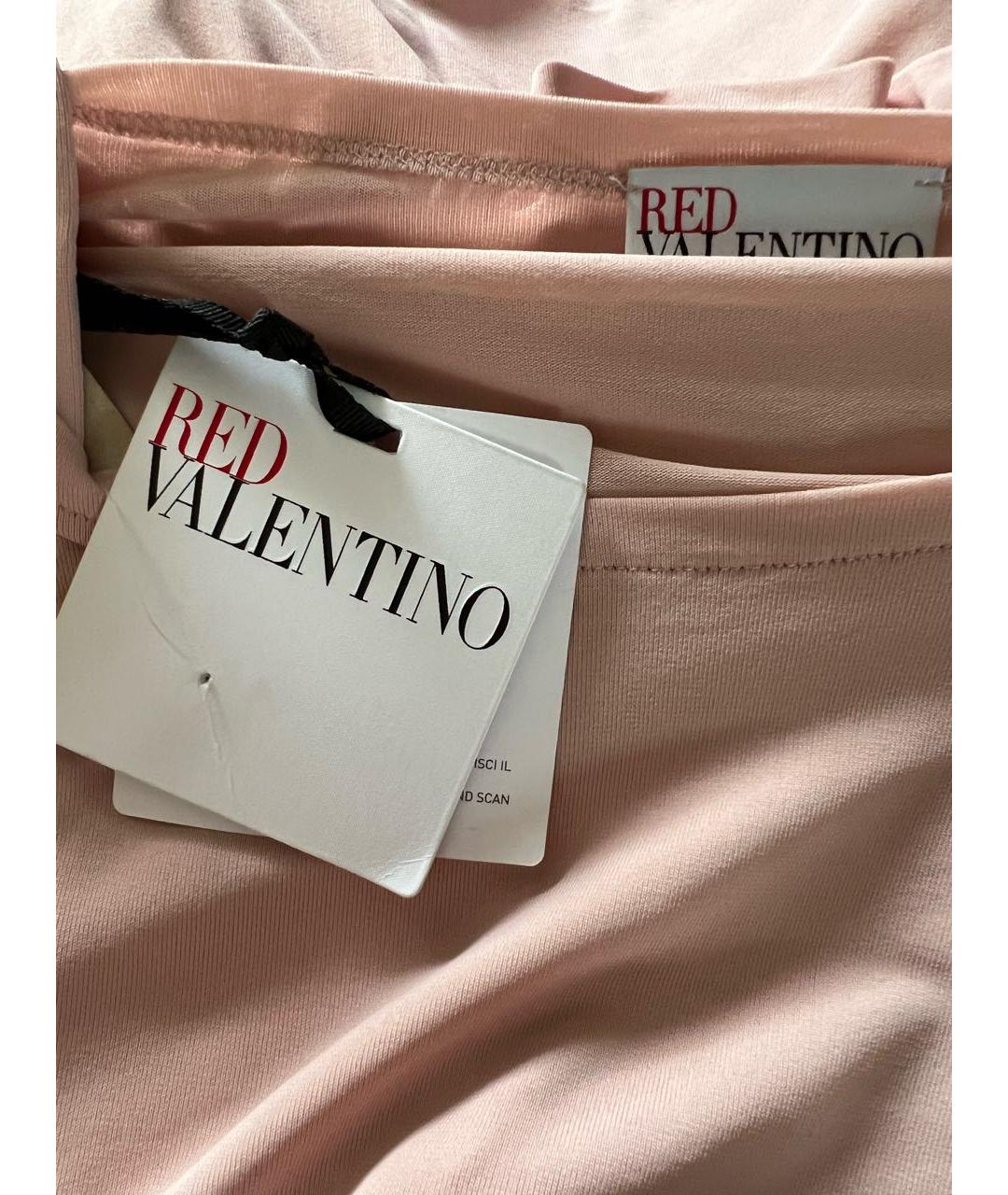 RED VALENTINO Розовое повседневное платье, фото 4