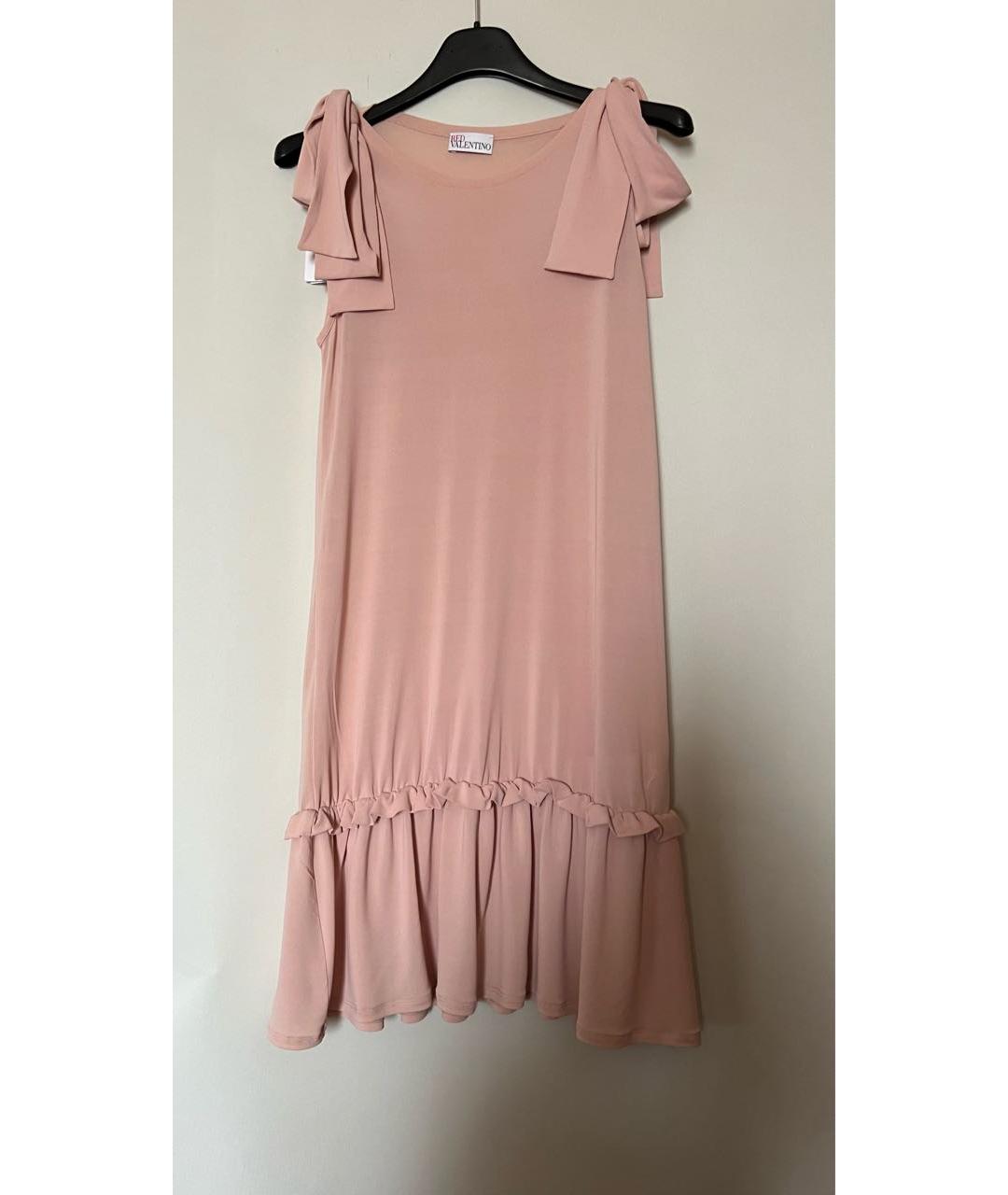 RED VALENTINO Розовое повседневное платье, фото 6