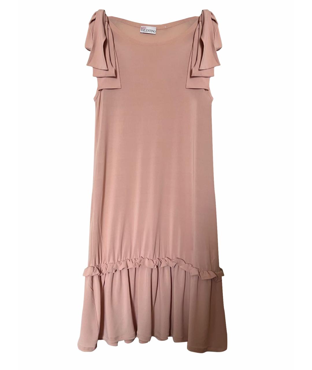 RED VALENTINO Розовое повседневное платье, фото 7