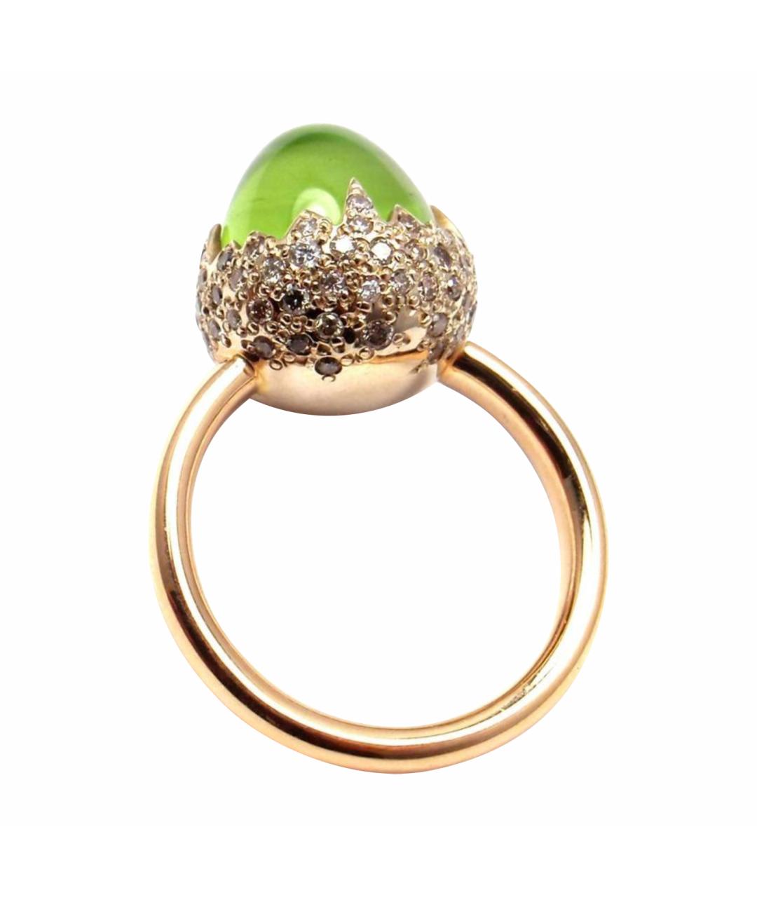 POMELLATO Зеленые кольцо из розового золота, фото 1