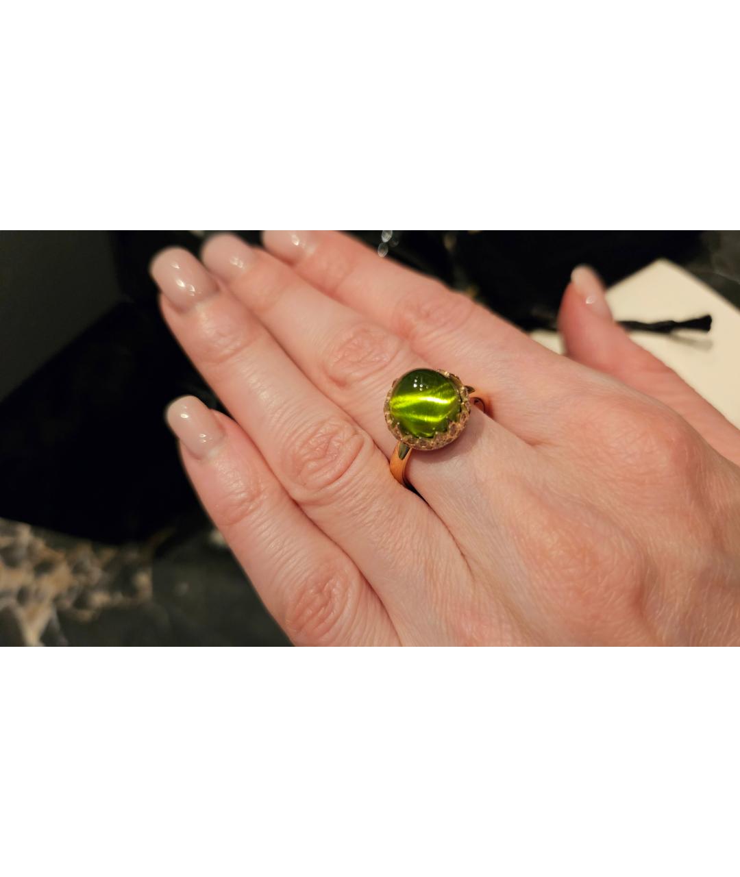 POMELLATO Зеленые кольцо из розового золота, фото 9