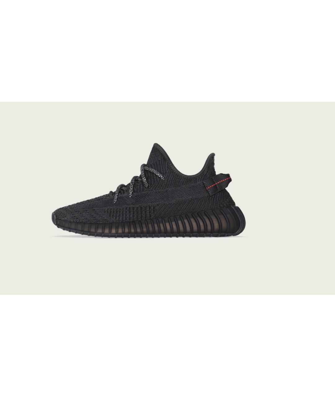 ADIDAS YEEZY Черные синтетические низкие кроссовки / кеды, фото 6