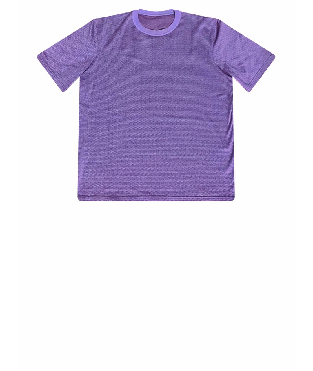ZILLI Фиолетовая хлопковая футболка, фото 1