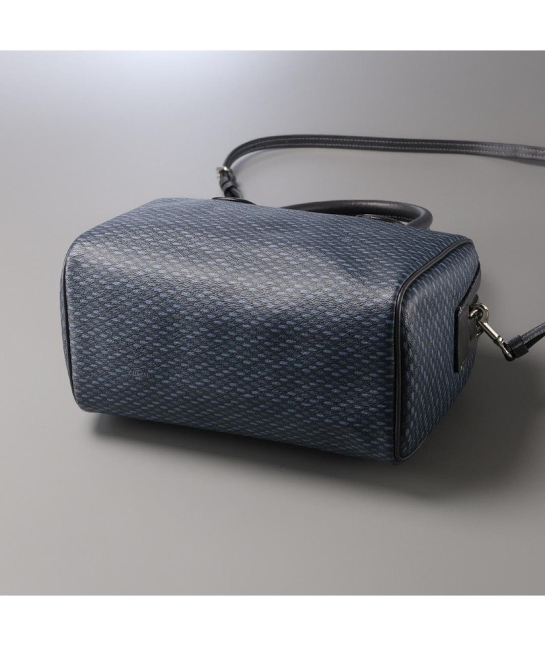 COACH Серая кожаная сумка с короткими ручками, фото 5