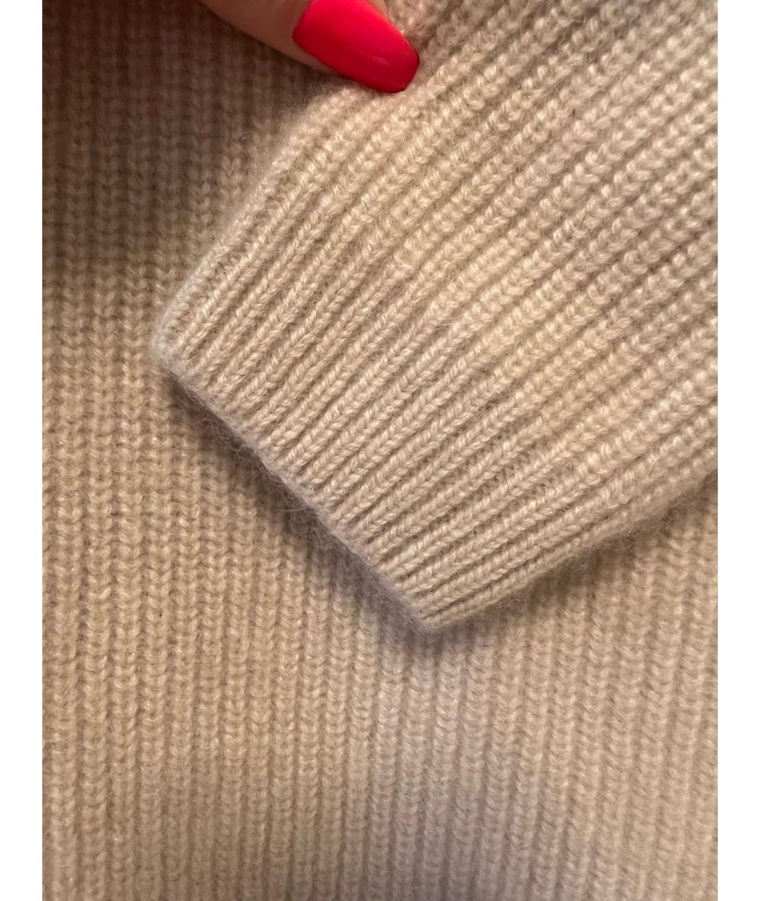 GOBY Бежевый кашемировый джемпер / свитер, фото 4