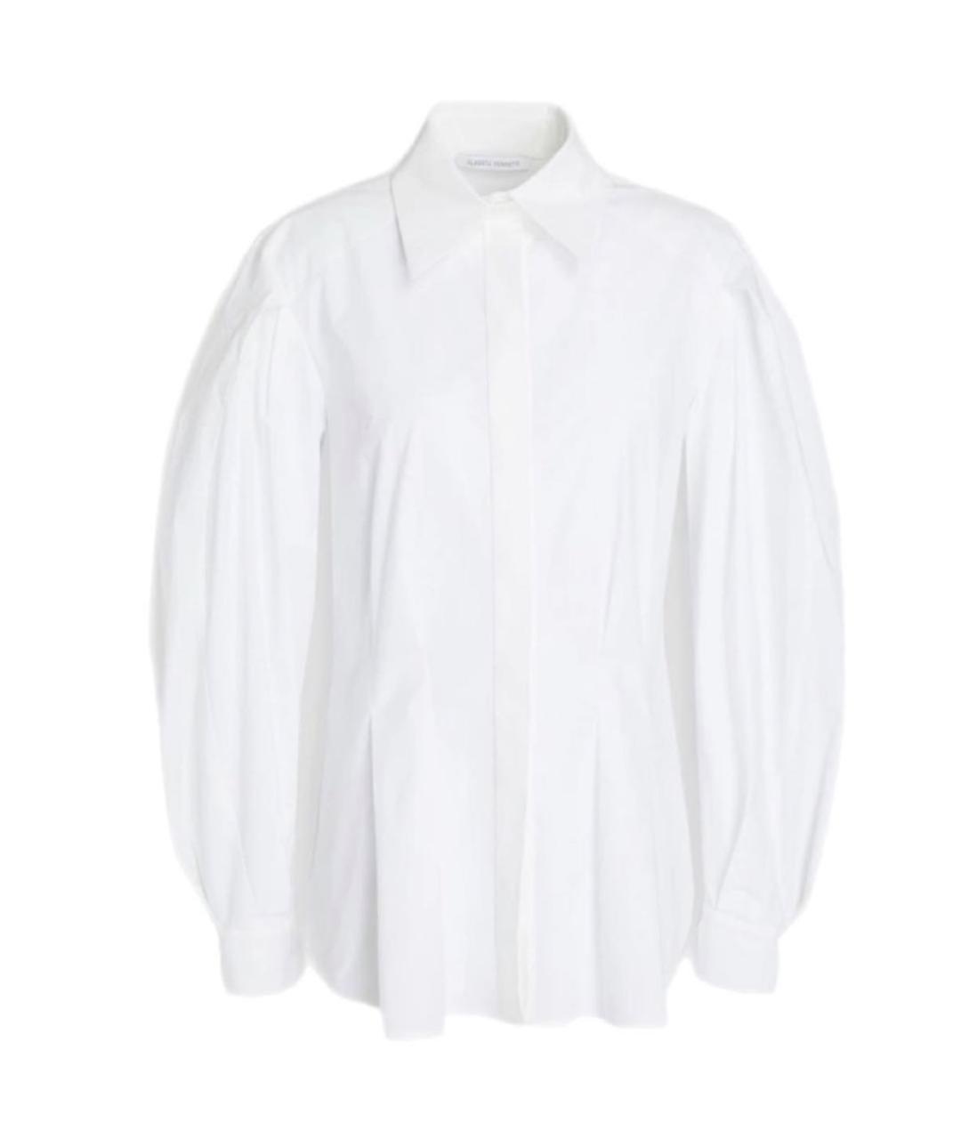 ALBERTA FERRETTI Белая хлопковая рубашка, фото 1