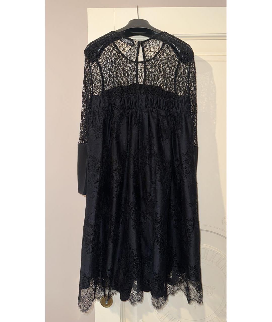 TWIN-SET Черное полиамидовое коктейльное платье, фото 2