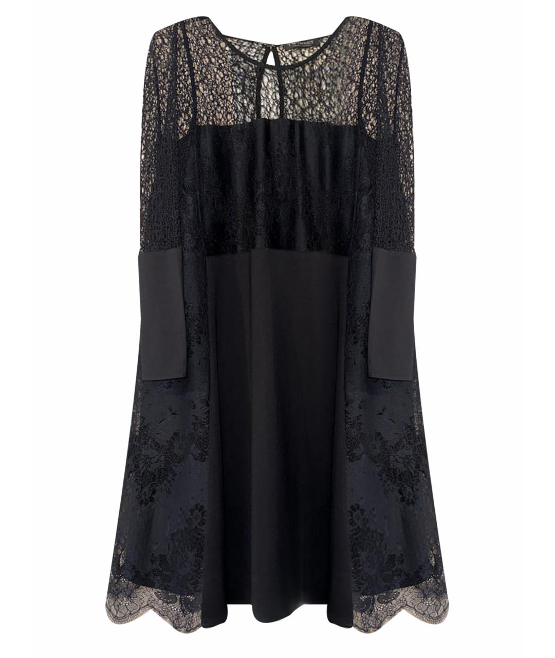 TWIN-SET Черное полиамидовое коктейльное платье, фото 1