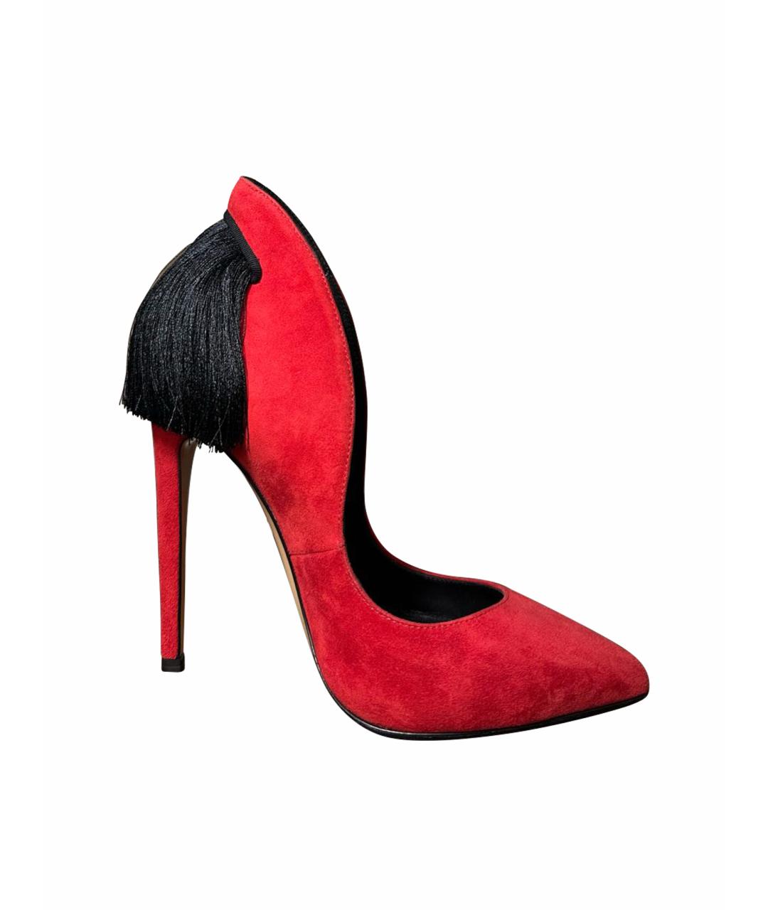 ALEKSANDER SIRADEKIAN Красные замшевые туфли, фото 1