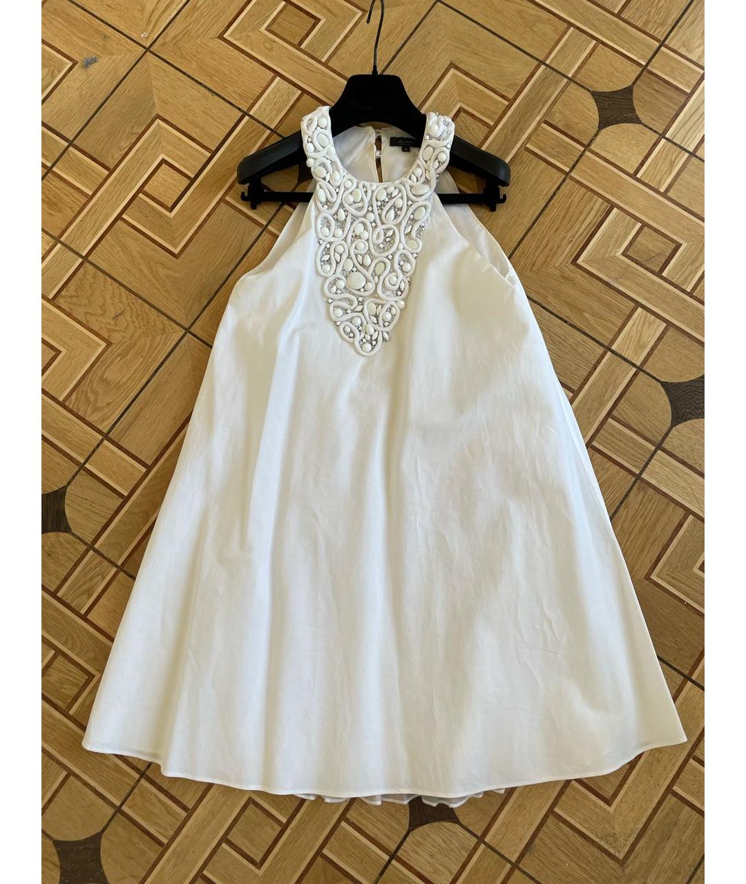 BILANCIONI Белое коктейльное платье, фото 8