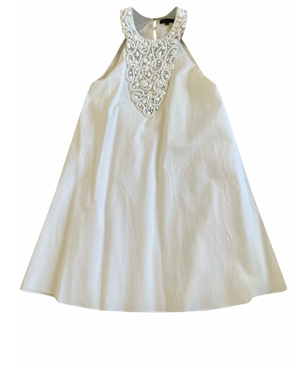BILANCIONI Белое коктейльное платье, фото 1
