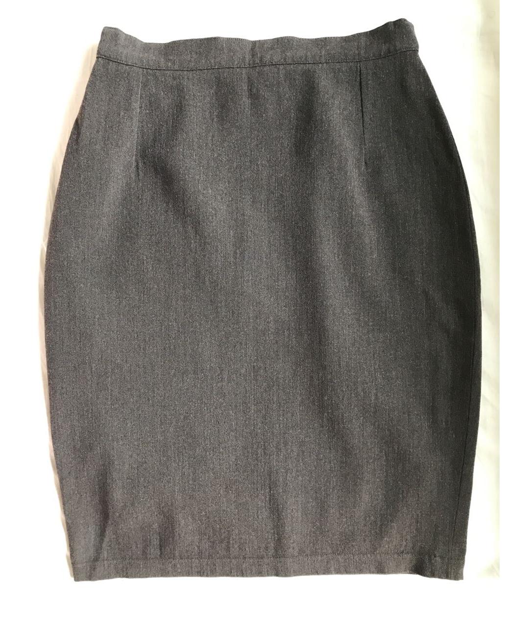 WEEKEND MAX MARA Коричневая шерстяная юбка мини, фото 6