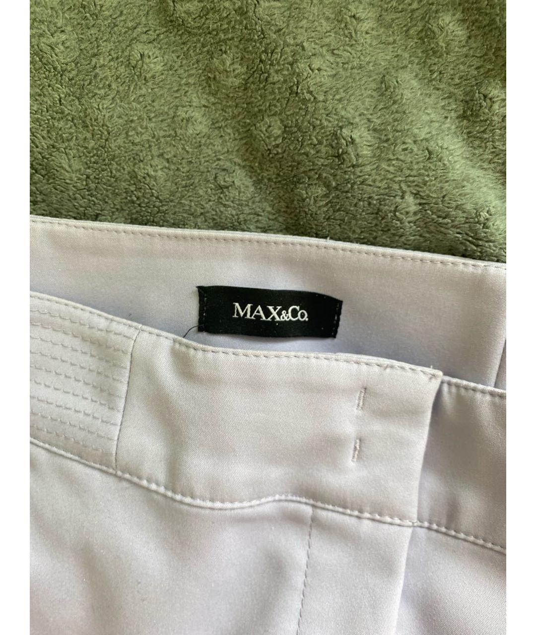 MAX&CO Хлопковые прямые брюки, фото 3