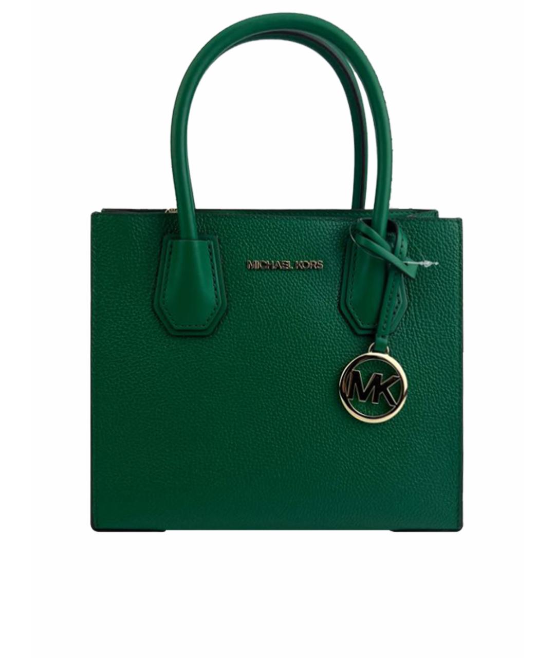 MICHAEL MICHAEL KORS Зеленая кожаная сумка через плечо, фото 1