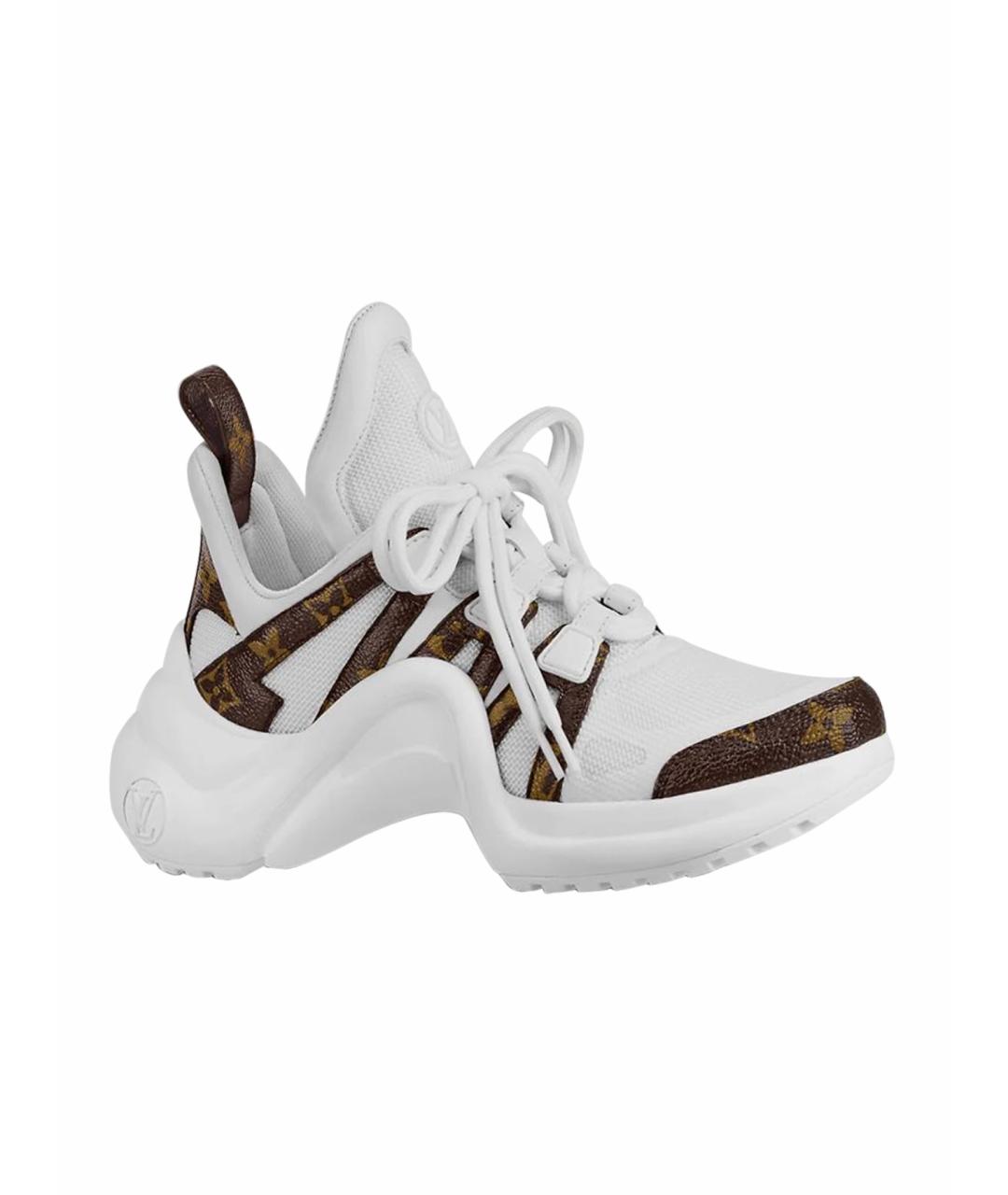 LOUIS VUITTON Белые кроссовки, фото 1