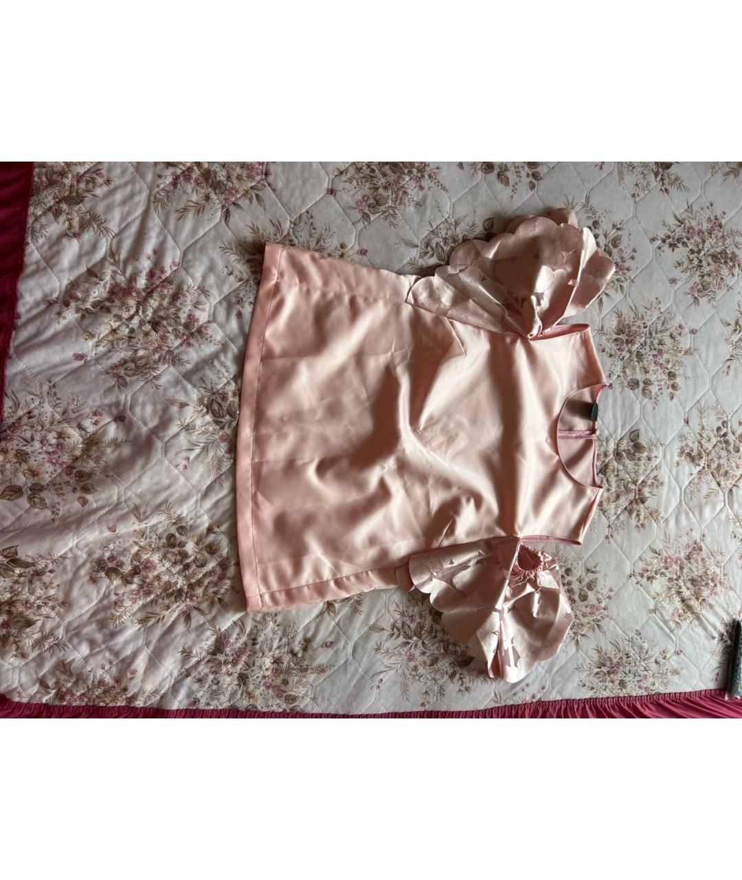 PINKO Розовый полиэстеровый костюм с юбками, фото 8