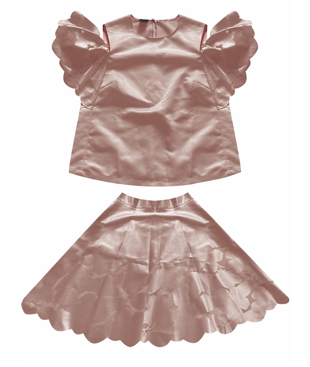 PINKO Розовый полиэстеровый костюм с юбками, фото 1
