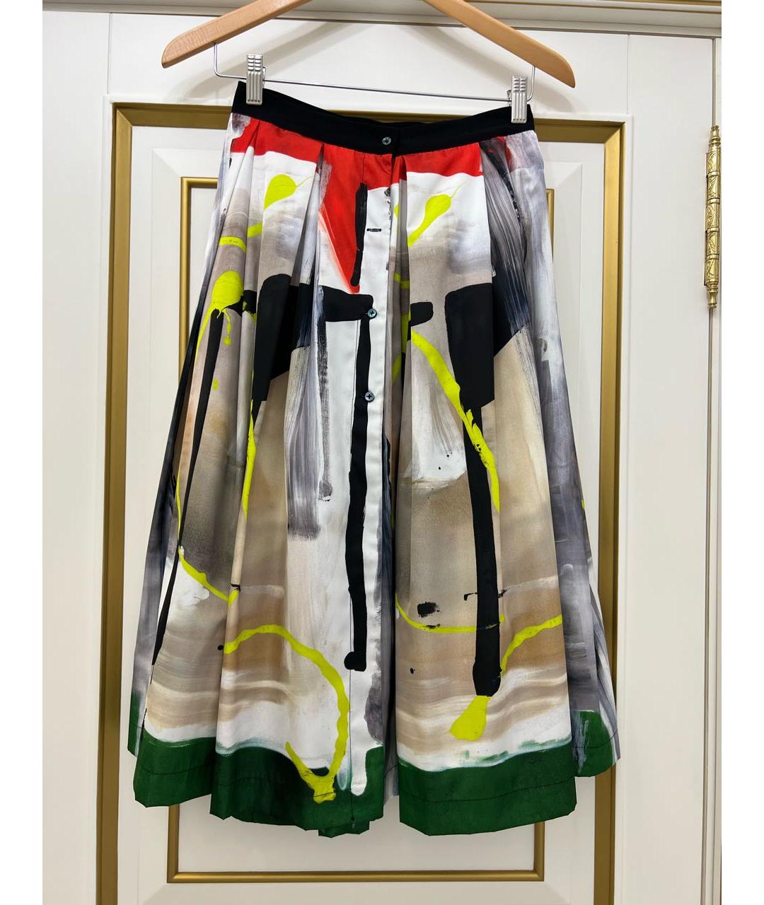 SARA ROKA Мульти полиэстеровая юбка миди, фото 6