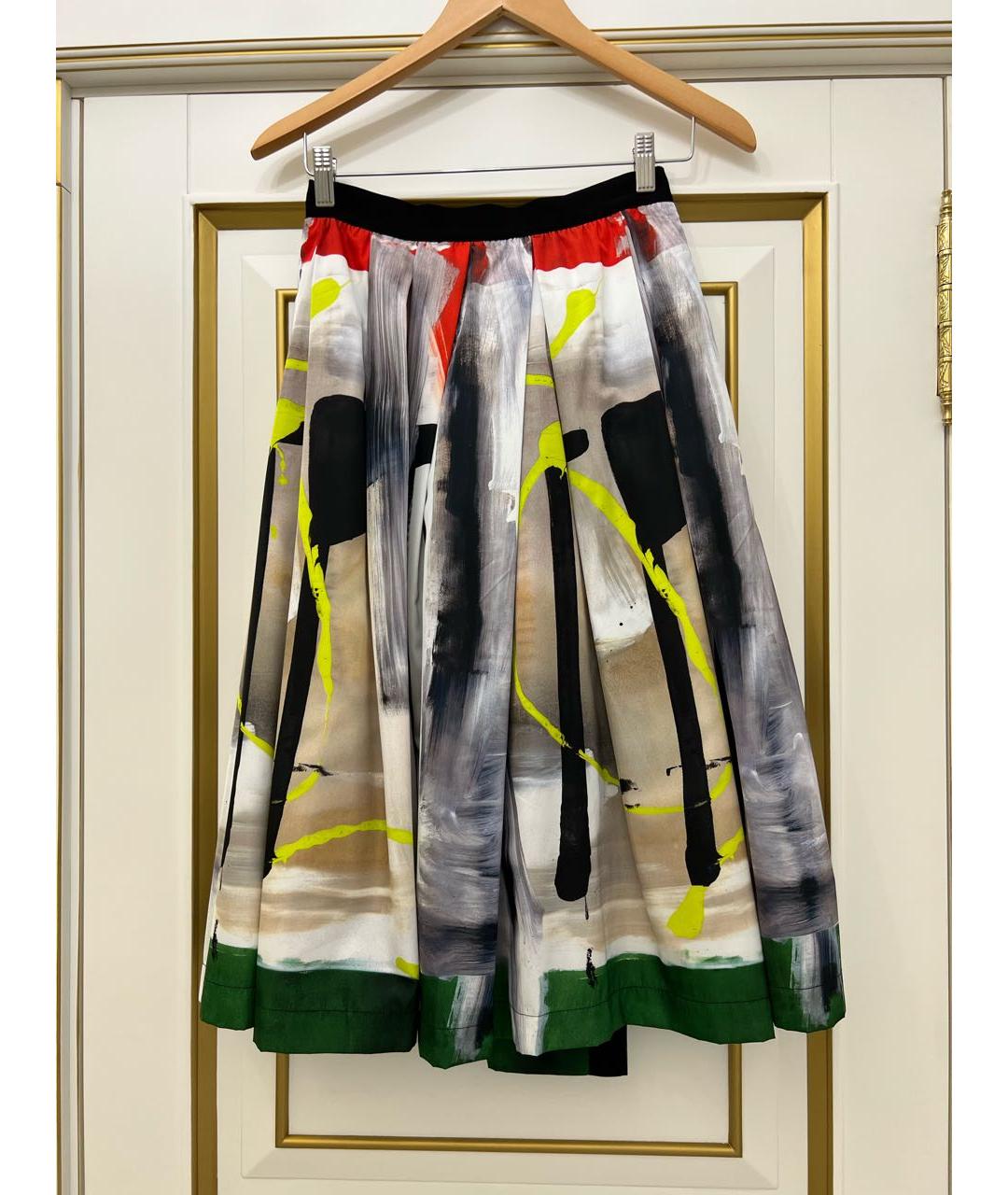 SARA ROKA Мульти полиэстеровая юбка миди, фото 2