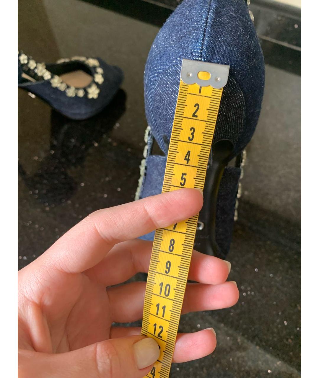 CHRISTIAN DIOR Темно-синие туфли, фото 5