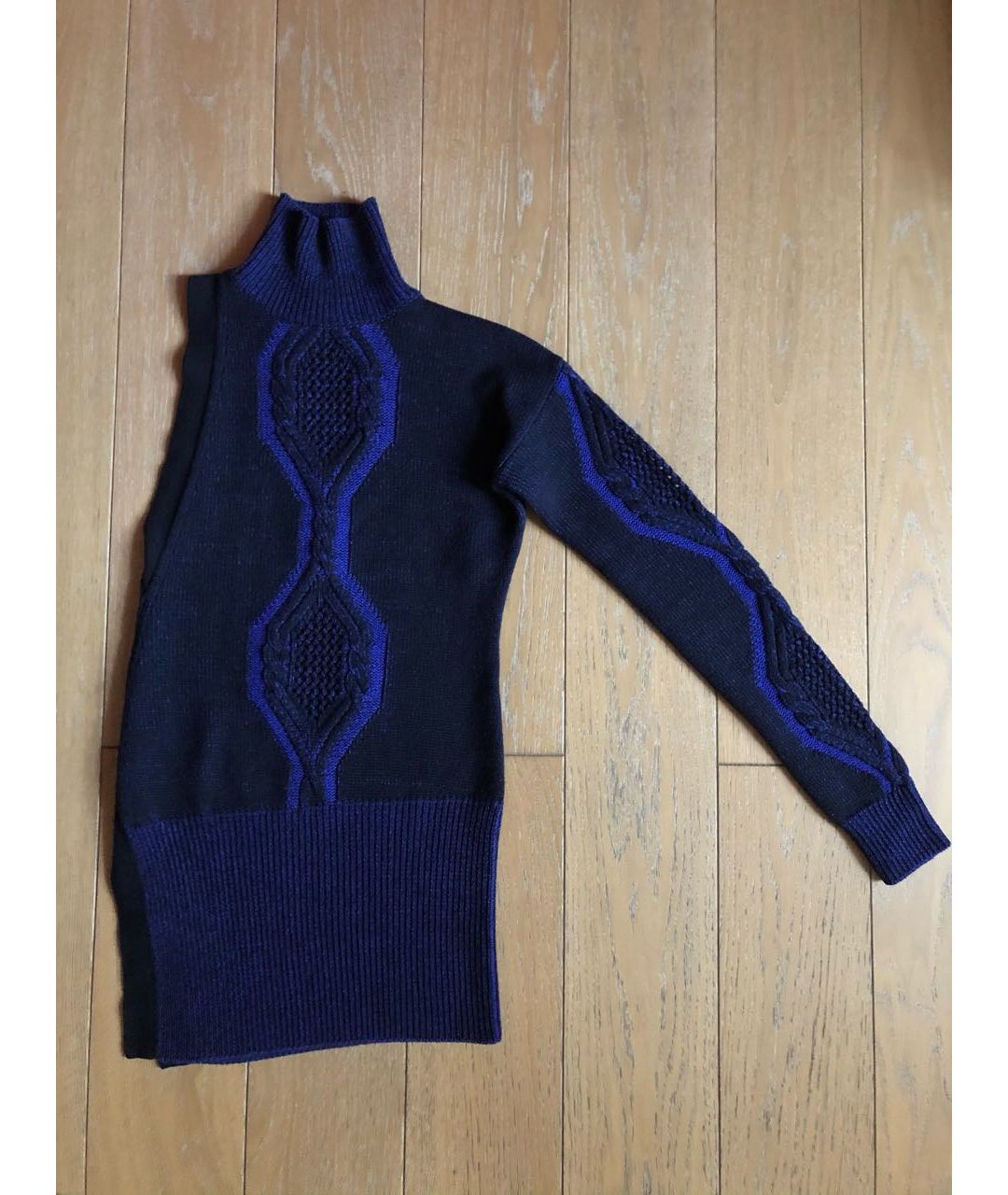 VERSACE Фиолетовый шерстяной джемпер / свитер, фото 6