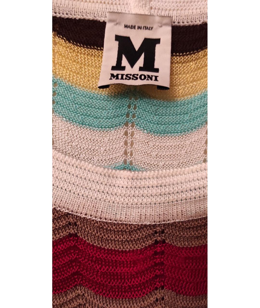 M MISSONI Мульти хлопковая майка, фото 3