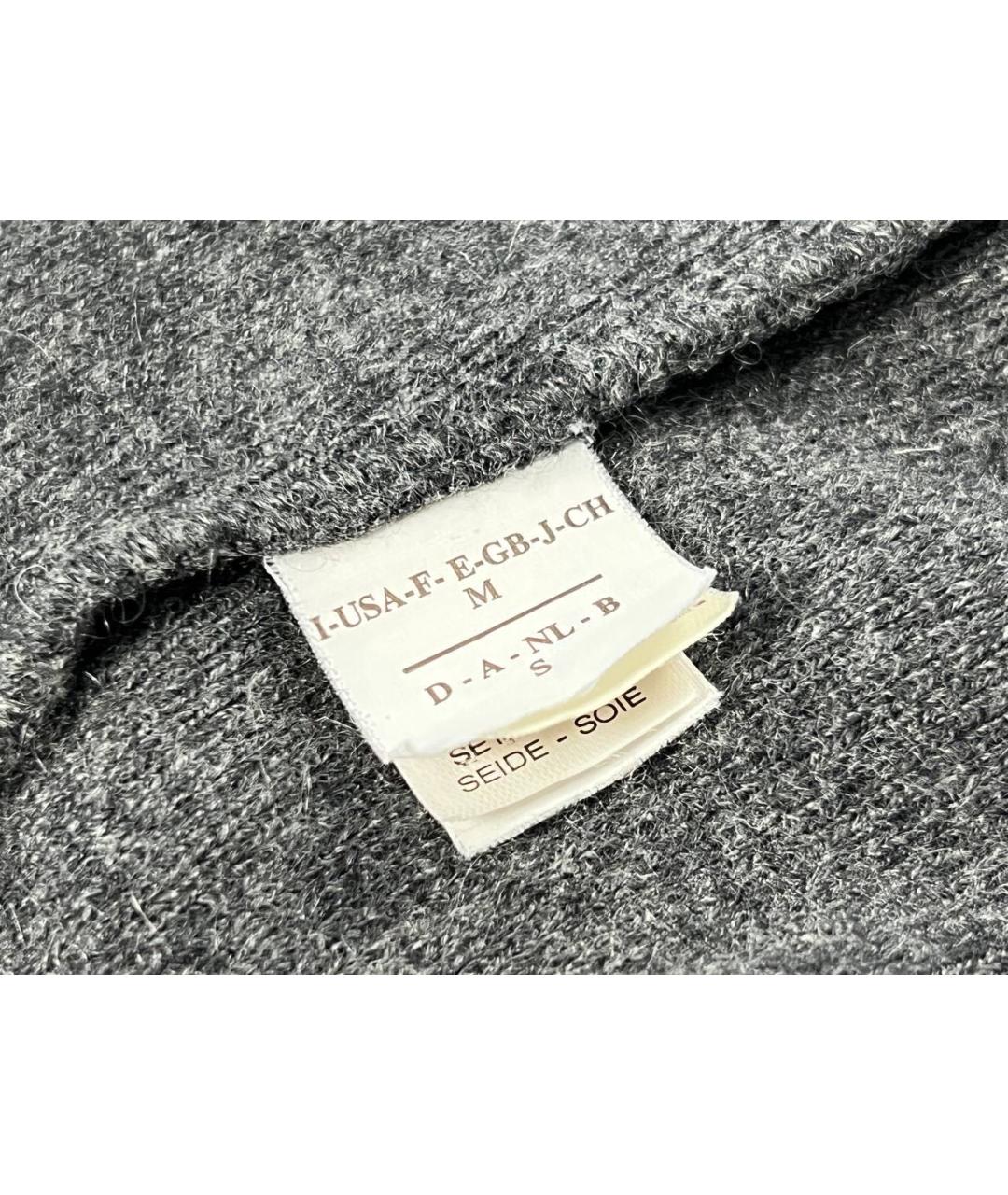 BRUNELLO CUCINELLI Антрацитовый кашемировый кардиган, фото 8