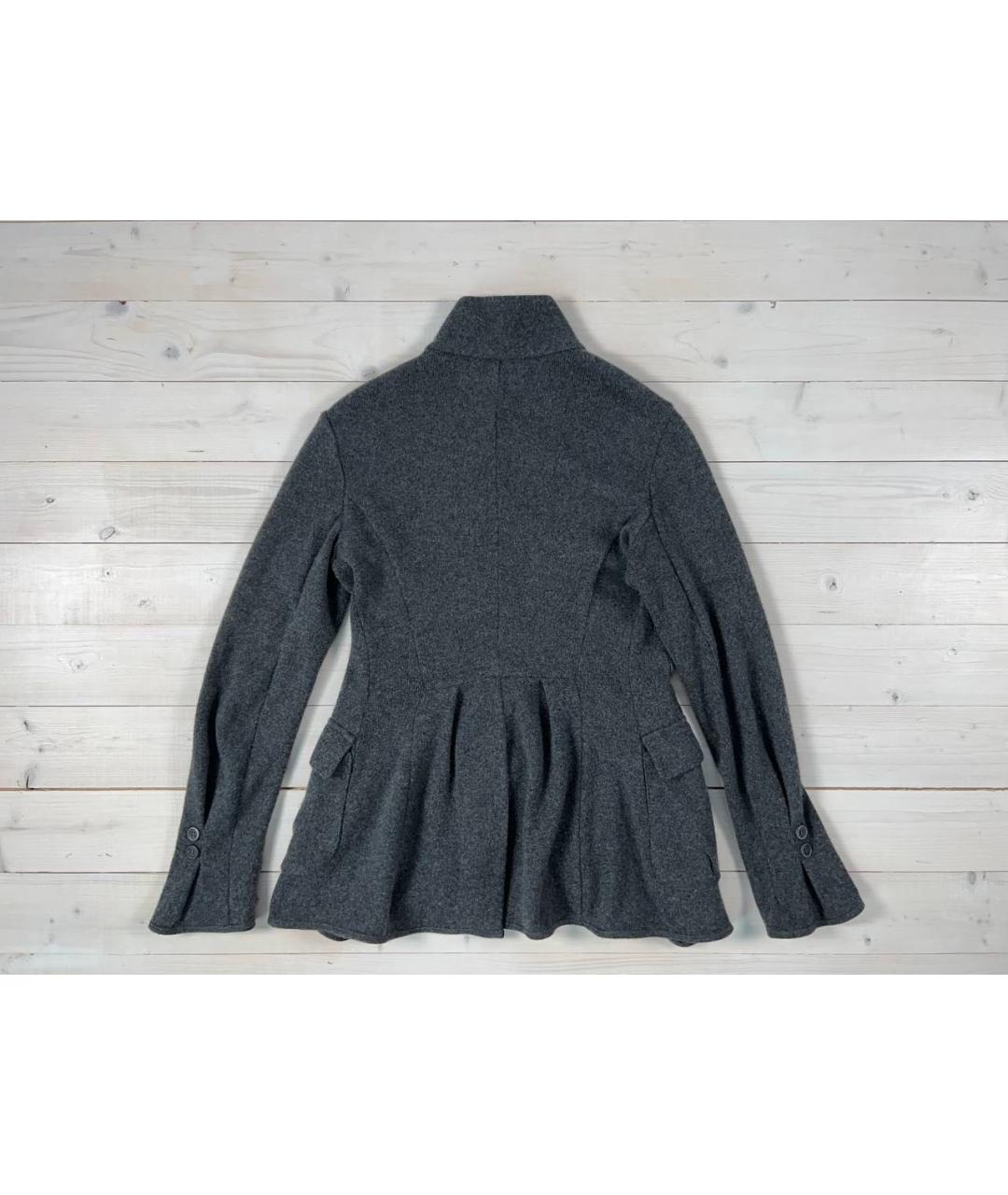 BRUNELLO CUCINELLI Антрацитовый кашемировый кардиган, фото 2