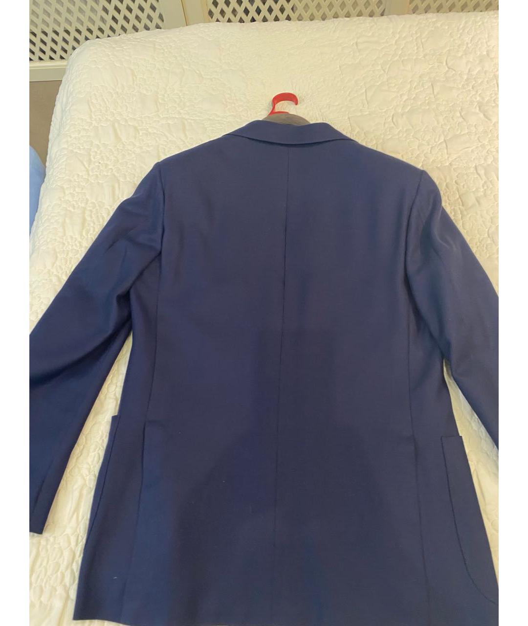 KITON Темно-синий кашемировый пиджак, фото 2