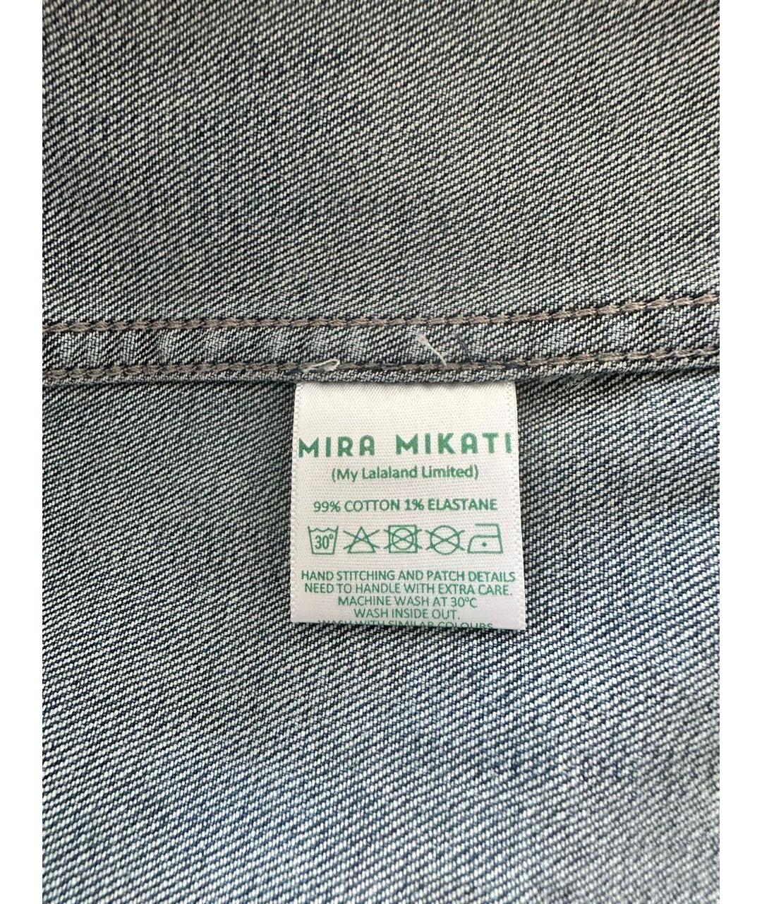 MIRA MIKATI Синяя деним куртка, фото 4