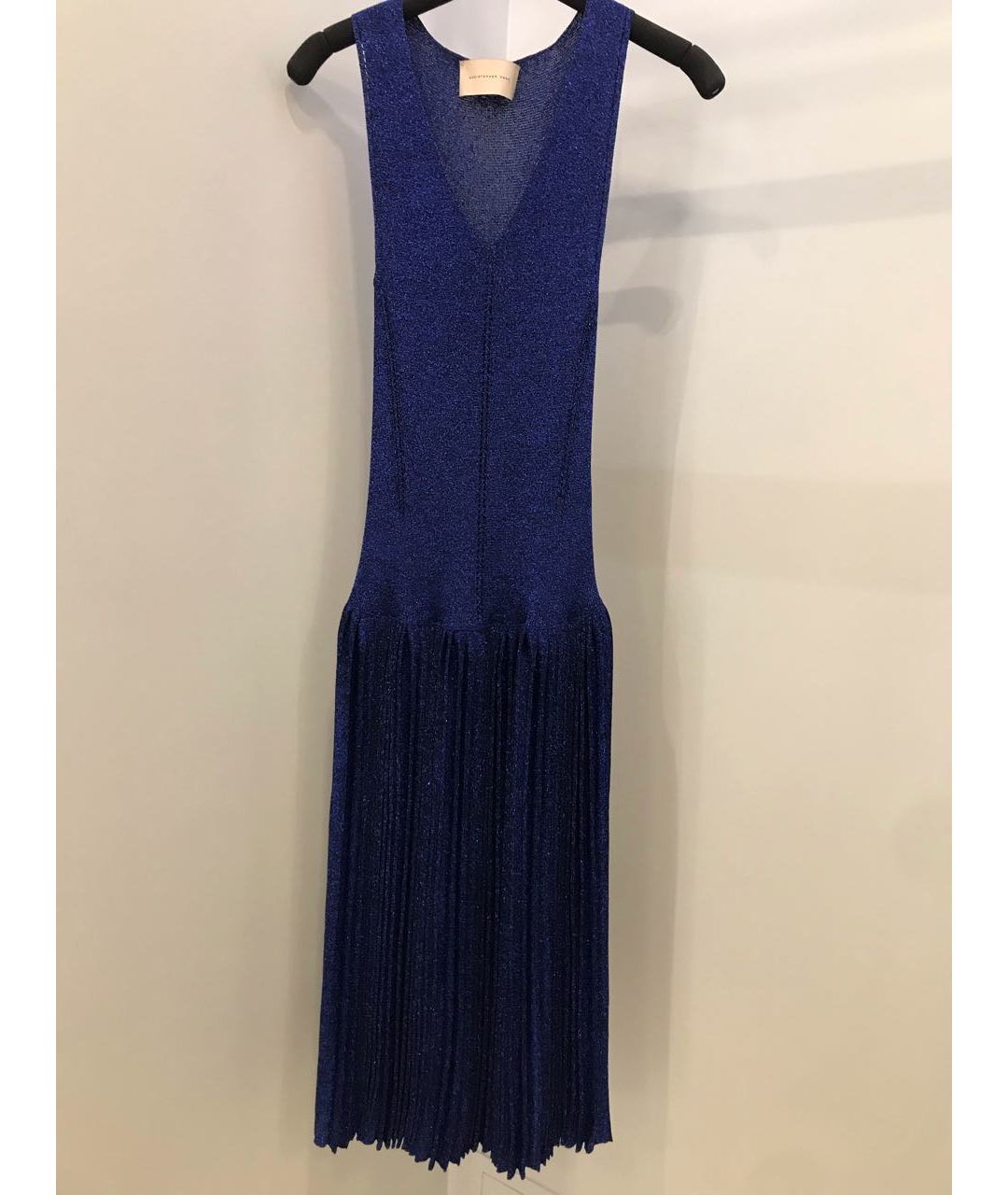CHRISTOPHER KANE Синее вискозное вечернее платье, фото 7