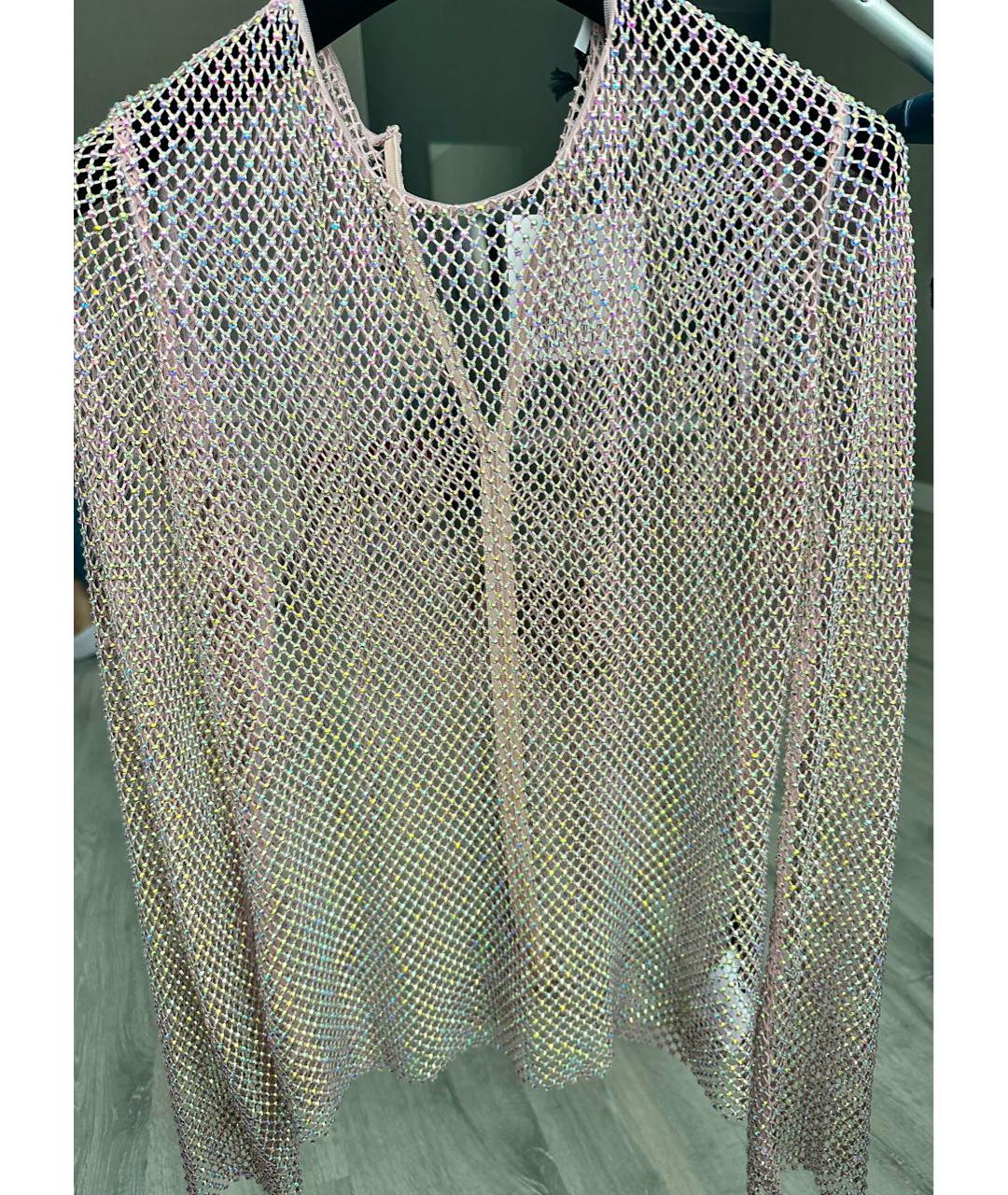 GIUSEPPE DI MORABITO Мульти сетчатая блузы, фото 7