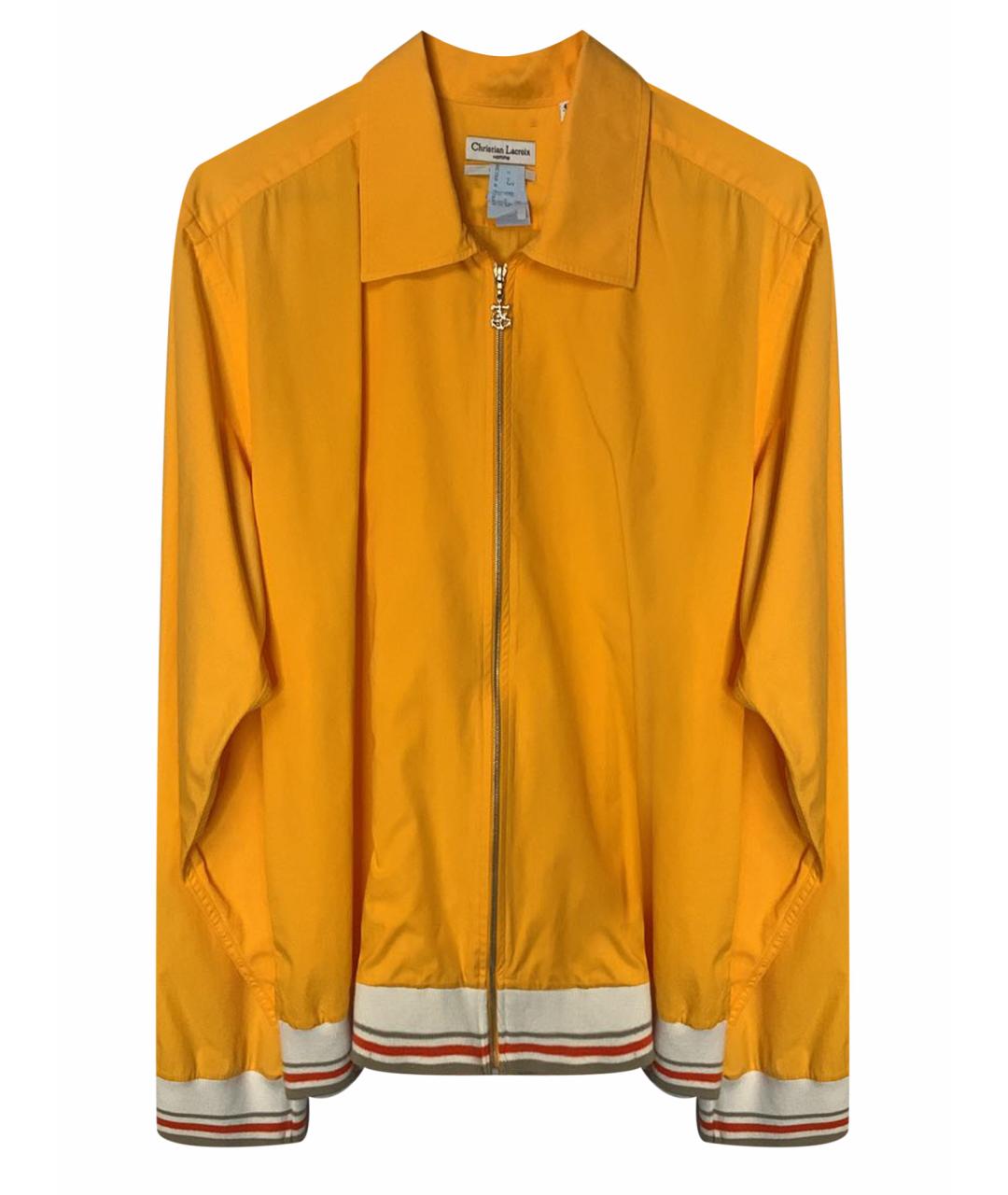 CHRISTIAN LACROIX Оранжевая хлопковая куртка, фото 1