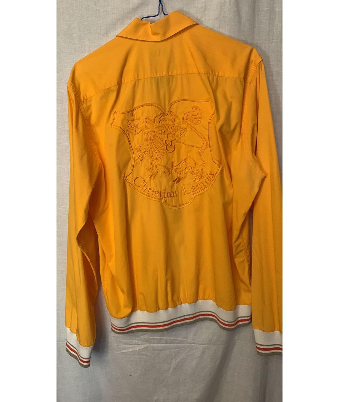 CHRISTIAN LACROIX Оранжевая хлопковая куртка, фото 2