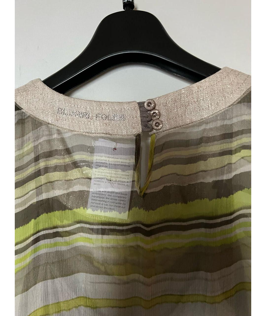 BLUGIRL Мульти шелковая блузы, фото 5