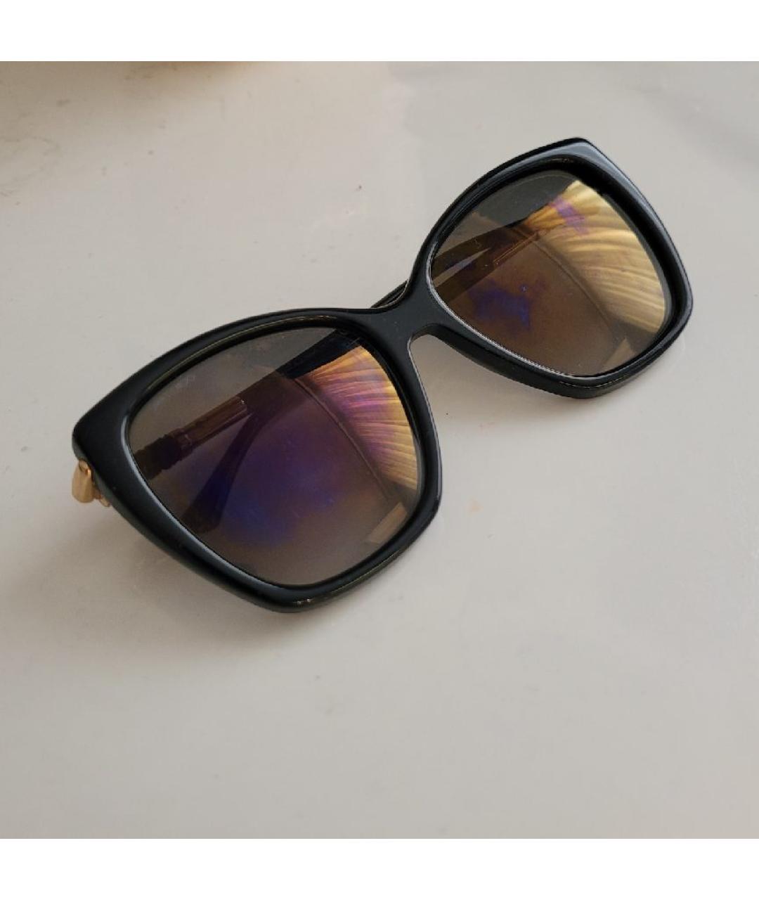 JIMMY CHOO Черные пластиковые солнцезащитные очки, фото 4