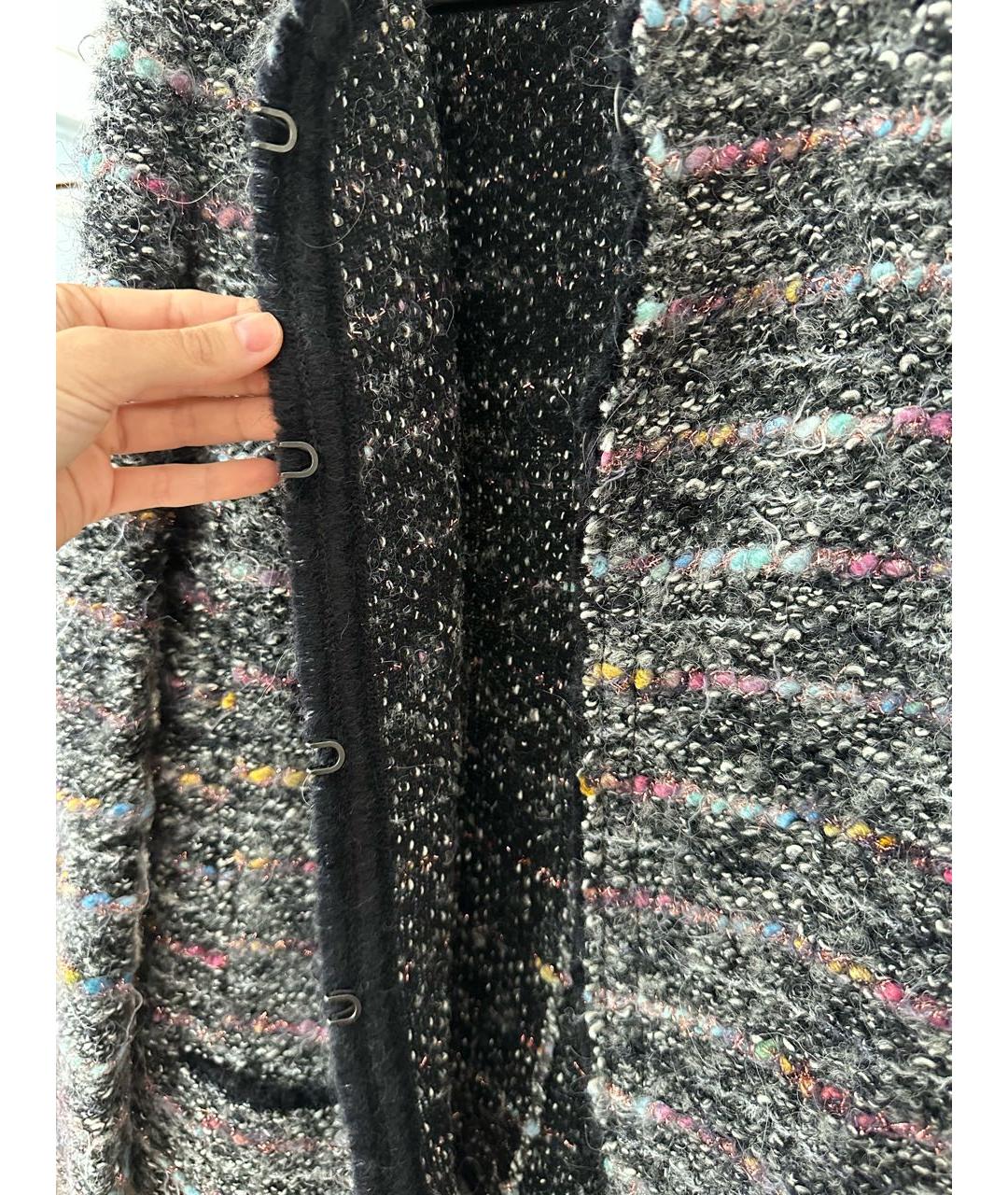 ISABEL MARANT ETOILE Серый шерстяной жакет/пиджак, фото 4