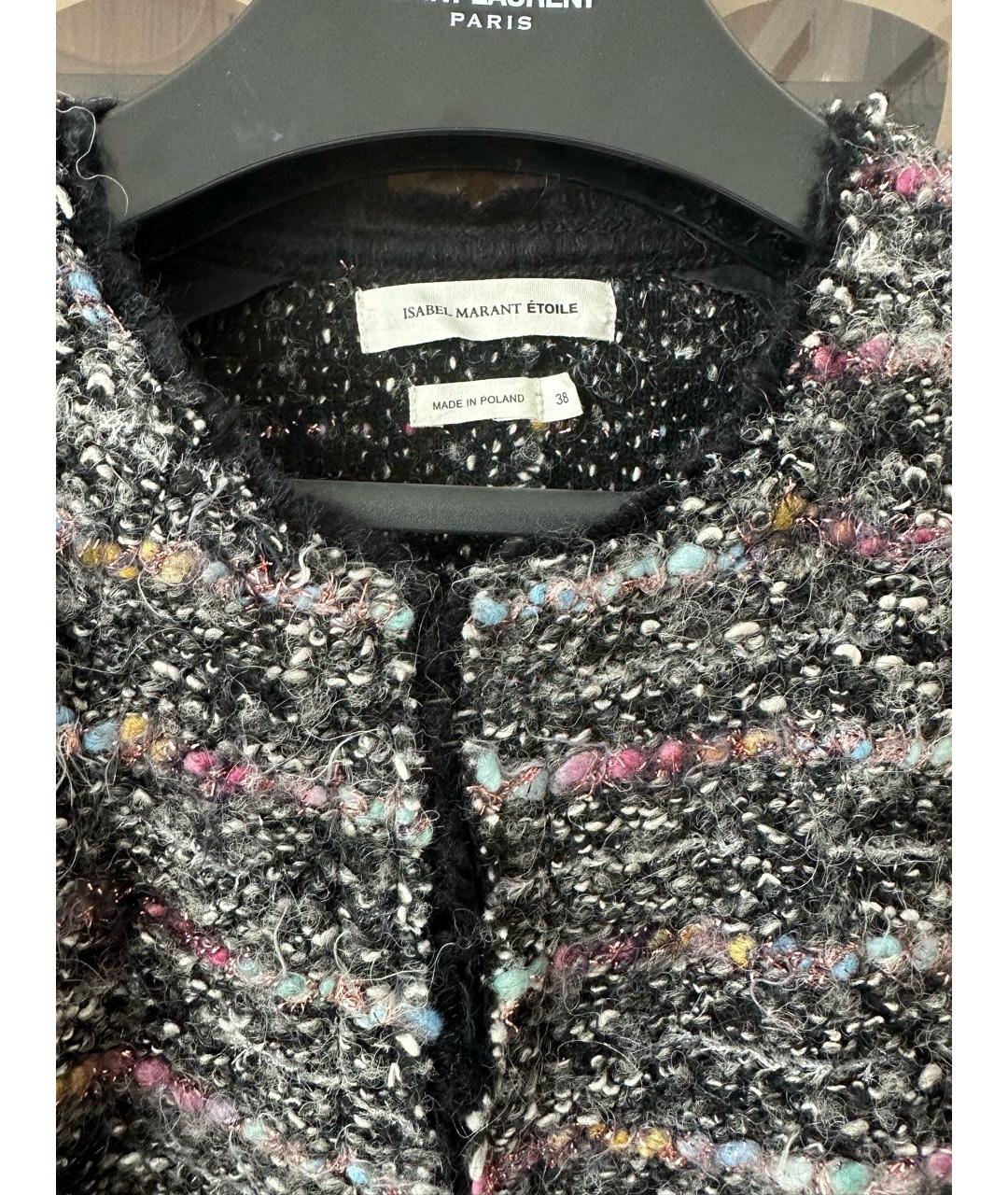 ISABEL MARANT ETOILE Серый шерстяной жакет/пиджак, фото 3