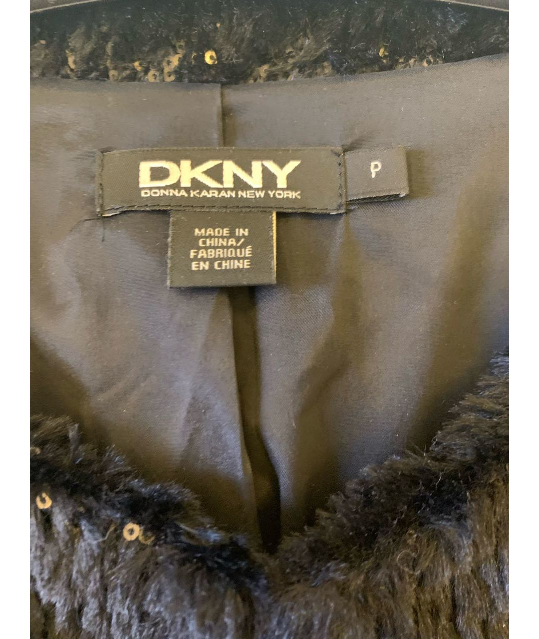 DKNY Черный полиэстеровый жакет/пиджак, фото 5