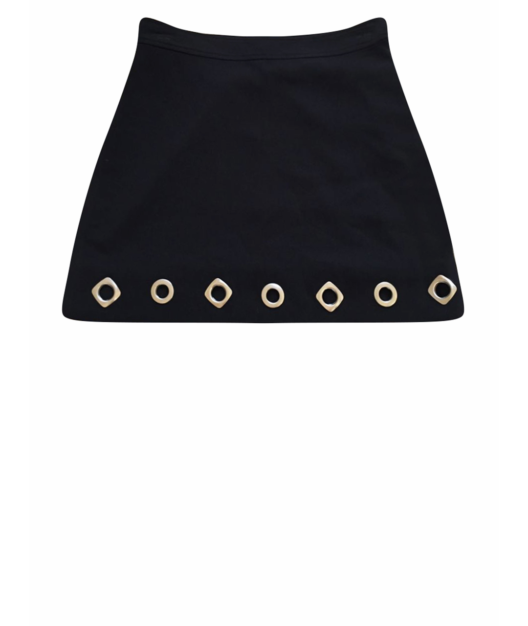 REBECCA MINKOFF Черная полиэстеровая юбка мини, фото 1